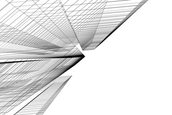 Абстрактный Архитектурный Дизайн Обоев Цифровой Концепт Фон — стоковое фото