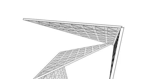 Abstrakt Geometrisk Tapet Digital Bakgrund — Stockfoto