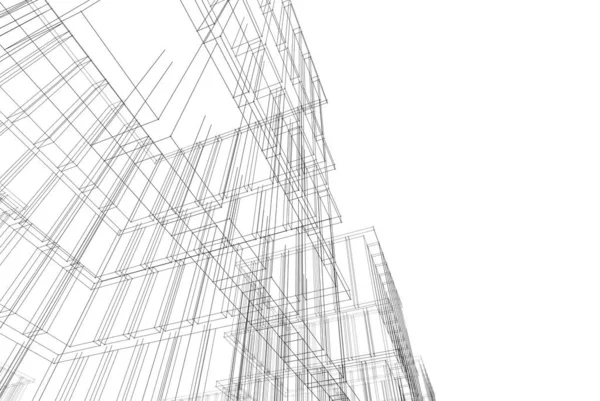 Абстрактный Архитектурный Дизайн Обоев Цифровой Концепт Фон — стоковое фото
