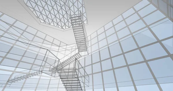 soyut mimari duvar kağıdı konsepti, dijital arkaplan