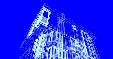 çizgili mimari duvar kağıdı, dijital arkaplan