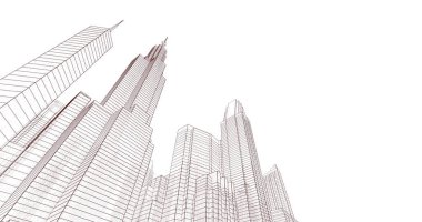 soyut mimari duvar kağıdı, dijital arkaplan