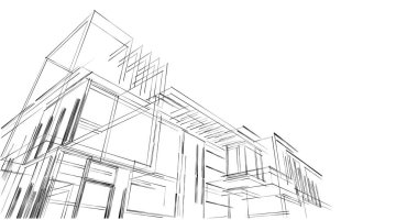 soyut mimari duvar kağıdı, dijital arkaplan