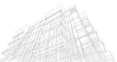 soyut mimari duvar kağıdı, dijital arkaplan