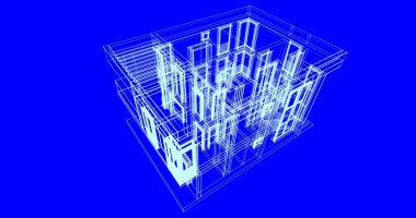 çizgili mimari duvar kağıdı, dijital arkaplan