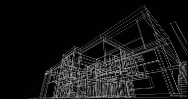 çizgili mimari duvar kağıdı, dijital arkaplan