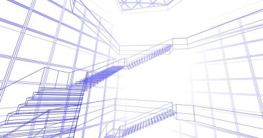 soyut mimari duvar kağıdı, dijital arkaplan