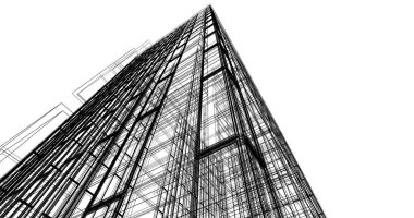 soyut mimari duvar kağıdı, dijital arkaplan