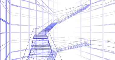 soyut mimari duvar kağıdı, dijital arkaplan