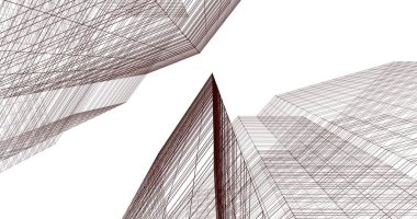 soyut mimari duvar kağıdı, dijital arkaplan