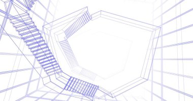 soyut mimari duvar kağıdı, dijital arkaplan