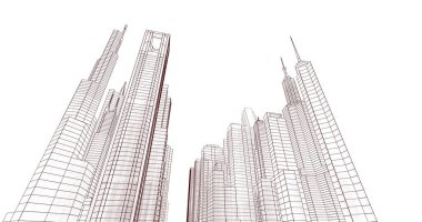 soyut mimari duvar kağıdı, dijital arkaplan