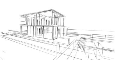 soyut mimari duvar kağıdı, dijital arkaplan