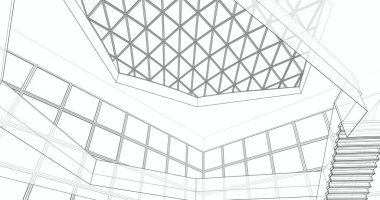 soyut mimari duvar kağıdı, dijital arkaplan