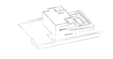soyut mimari duvar kağıdı, dijital arkaplan