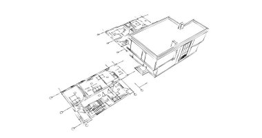 çizgili mimari duvar kağıdı, dijital arkaplan