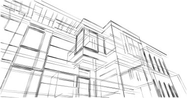 soyut mimari duvar kağıdı, dijital arkaplan