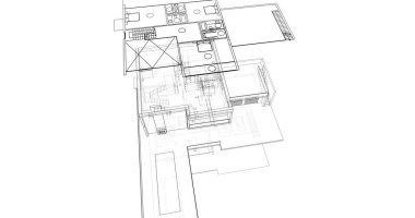 soyut mimari duvar kağıdı, dijital arkaplan