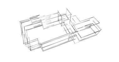soyut mimari duvar kağıdı, dijital arkaplan