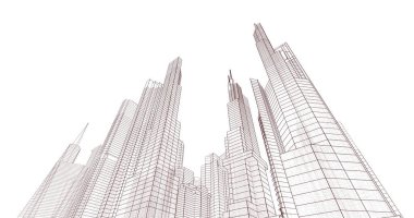 soyut mimari duvar kağıdı, dijital arkaplan