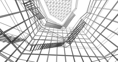 soyut mimari duvar kağıdı, dijital arkaplan