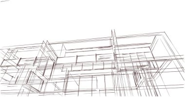 soyut mimari duvar kağıdı, dijital arkaplan