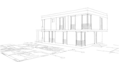 çizgili mimari duvar kağıdı, dijital arkaplan