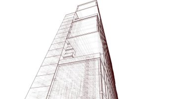 soyut mimari duvar kağıdı, dijital arkaplan