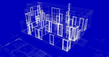 çizgili mimari duvar kağıdı, dijital arkaplan