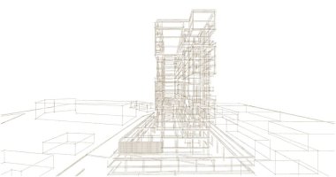 soyut mimari duvar kağıdı, dijital arkaplan