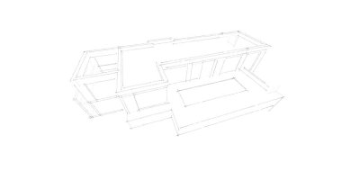 çizgili mimari duvar kağıdı, dijital arkaplan