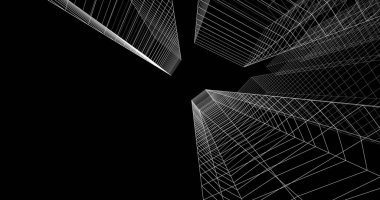 soyut mimari duvar kağıdı, dijital arkaplan