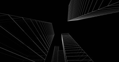 soyut mimari duvar kağıdı, dijital arkaplan
