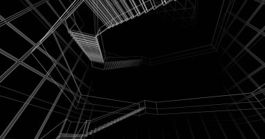 soyut mimari duvar kağıdı, dijital arkaplan