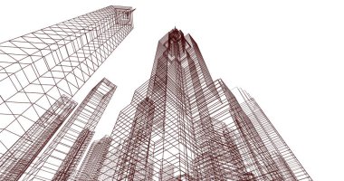 soyut mimari duvar kağıdı, dijital arkaplan