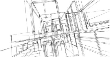 soyut mimari duvar kağıdı, dijital arkaplan