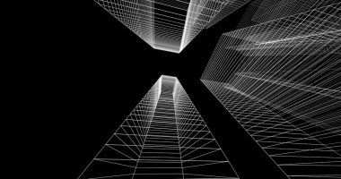 soyut mimari duvar kağıdı, dijital arkaplan