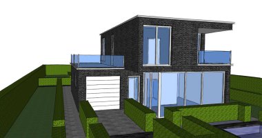 soyut mimari duvar kağıdı, dijital arkaplan