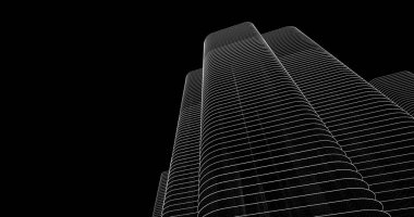 soyut mimari duvar kağıdı, dijital arkaplan