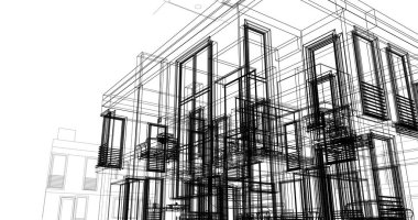 çizgili mimari duvar kağıdı, dijital arkaplan