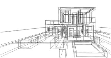 soyut mimari duvar kağıdı, dijital arkaplan