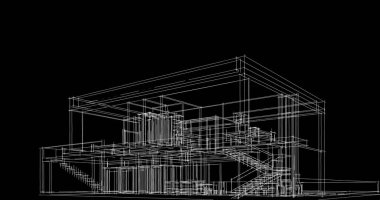 çizgili mimari duvar kağıdı, dijital arkaplan
