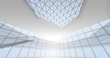 soyut mimari duvar kağıdı konsepti, dijital arkaplan