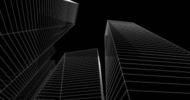 soyut mimari duvar kağıdı, dijital arkaplan