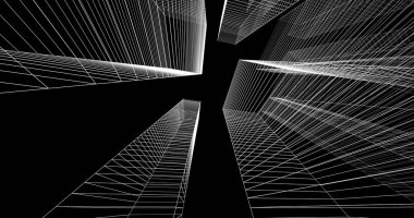 soyut mimari duvar kağıdı, dijital arkaplan