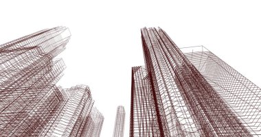 soyut mimari duvar kağıdı, dijital arkaplan