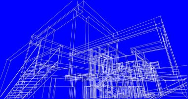 çizgili mimari duvar kağıdı, dijital arkaplan