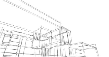 soyut mimari duvar kağıdı, dijital arkaplan