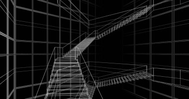 soyut mimari duvar kağıdı, dijital arkaplan