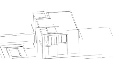 soyut mimari duvar kağıdı, dijital arkaplan